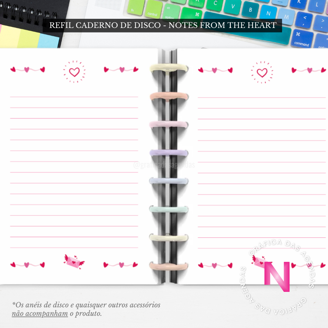 Notes from the Heart - Refil Caderno de Disco